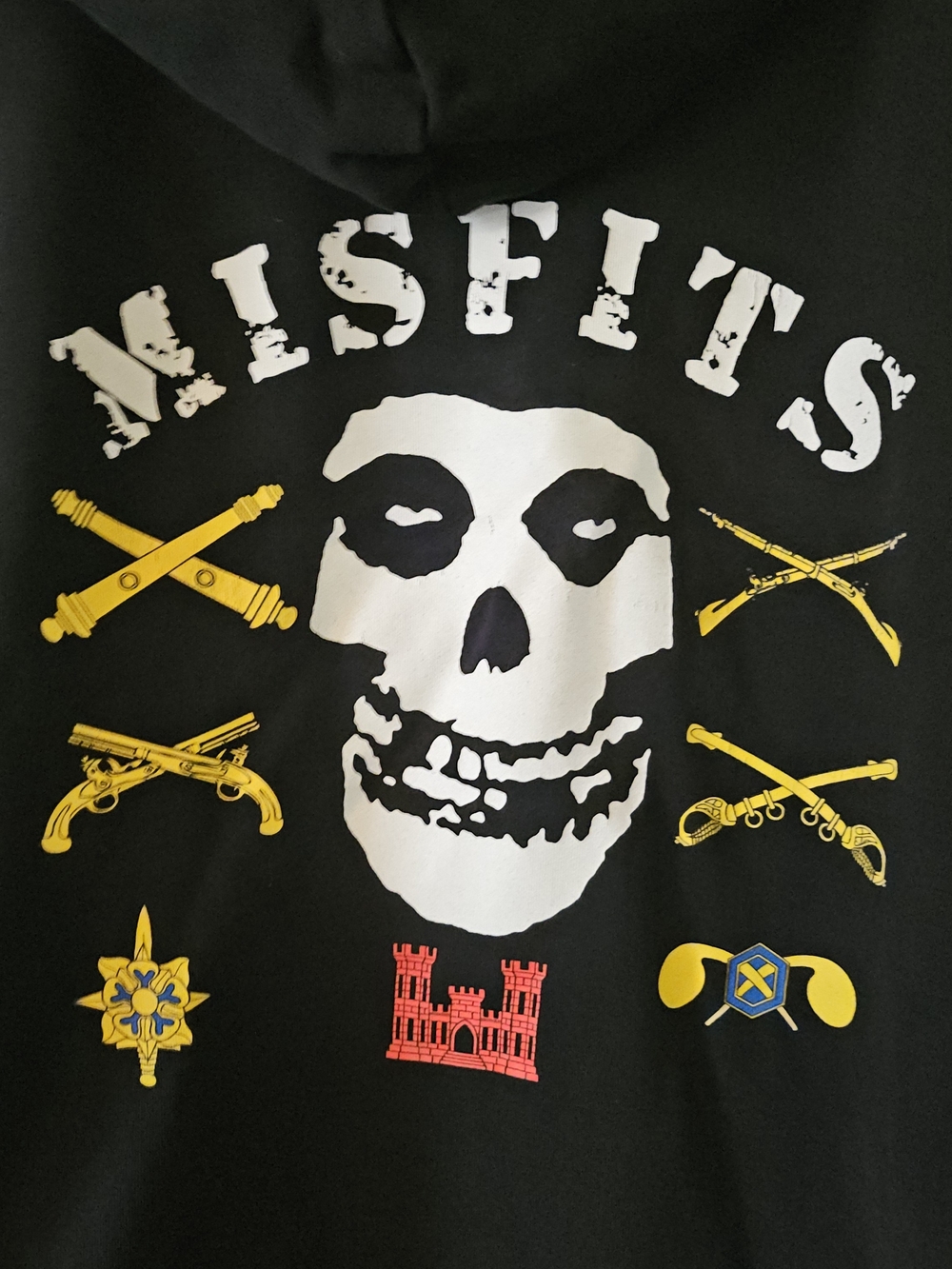 BATEeDESIGN Misfits Platoon Military Themed Black Hoodie 203
